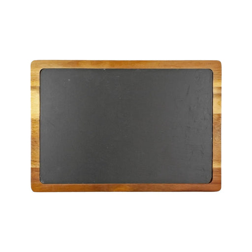 Rectangle Flair Acacia Wood/ Slate Cutting Board