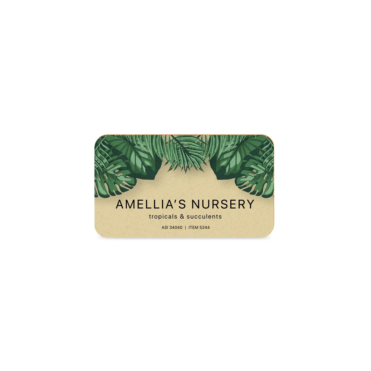 Business Card Emery Board