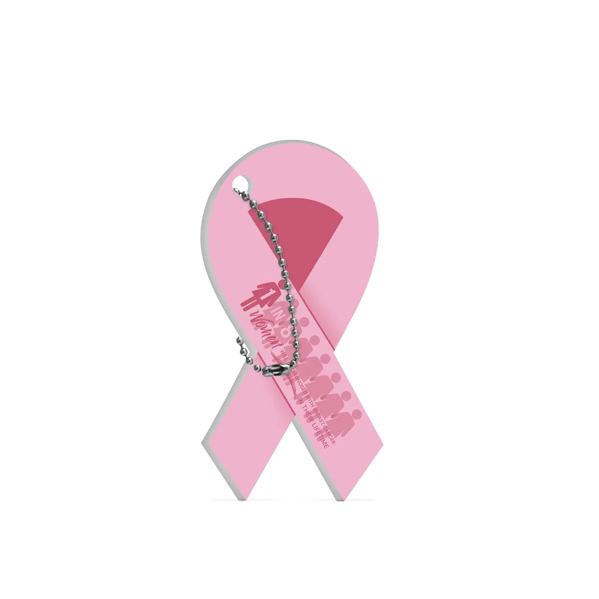 Cause Ribbon Key Tag
