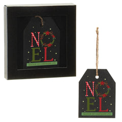 Slate Holiday Christmas Tree Ornament