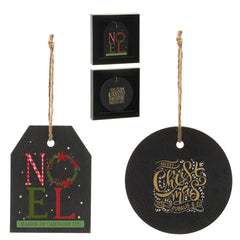 Slate Holiday Christmas Tree Ornament