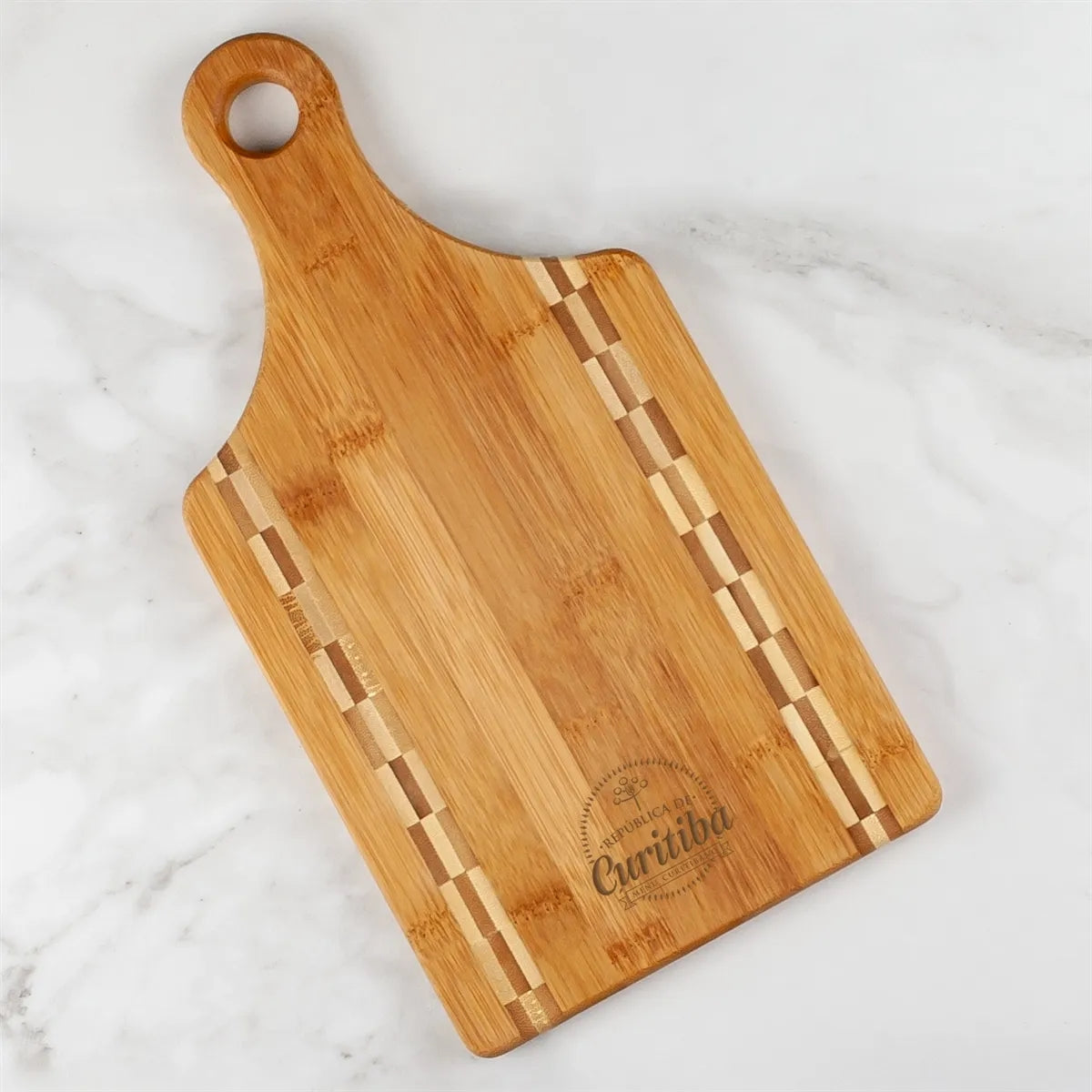 Pattern E Z Hold Bamboo Cutting Board