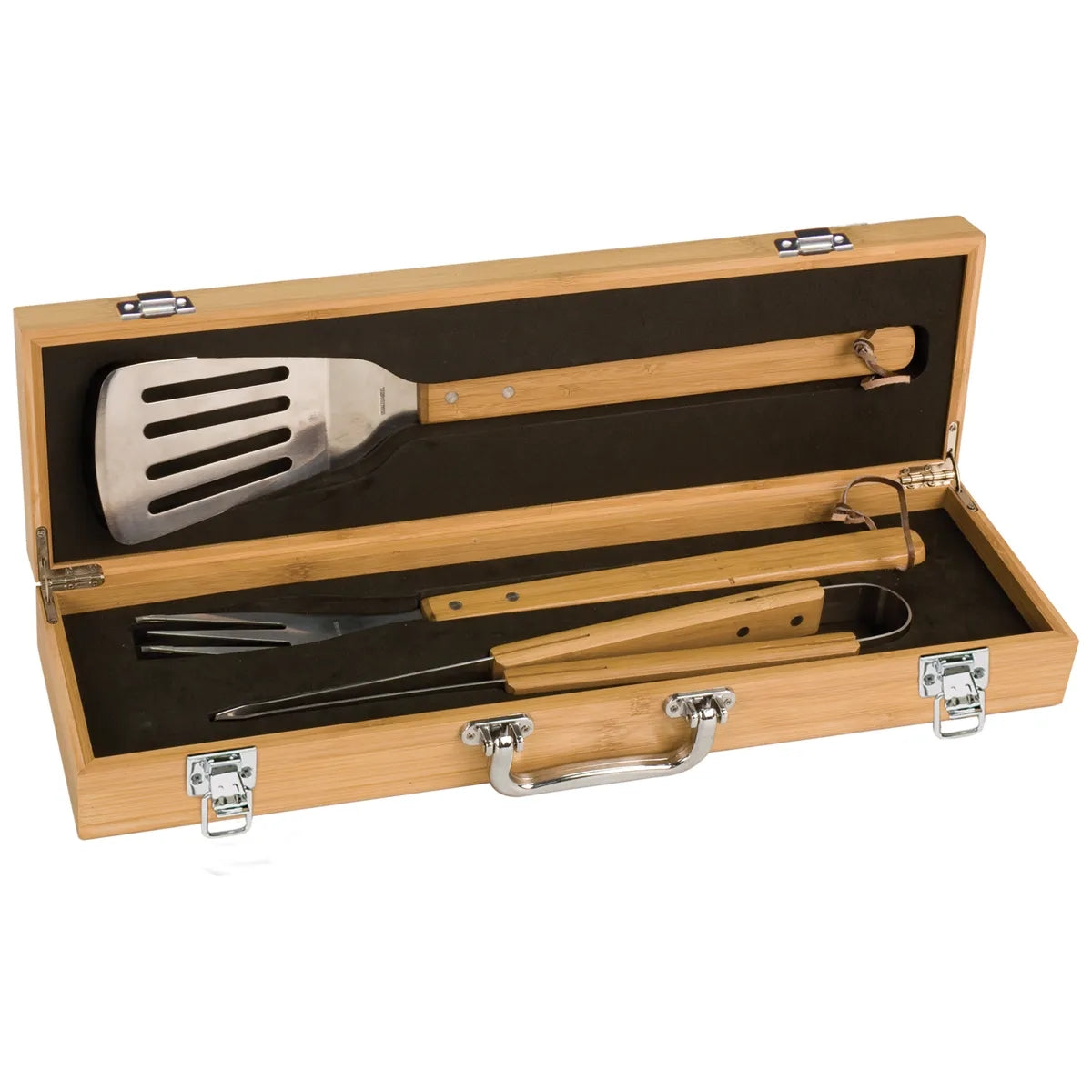 Ally Bamboo BBQ Set