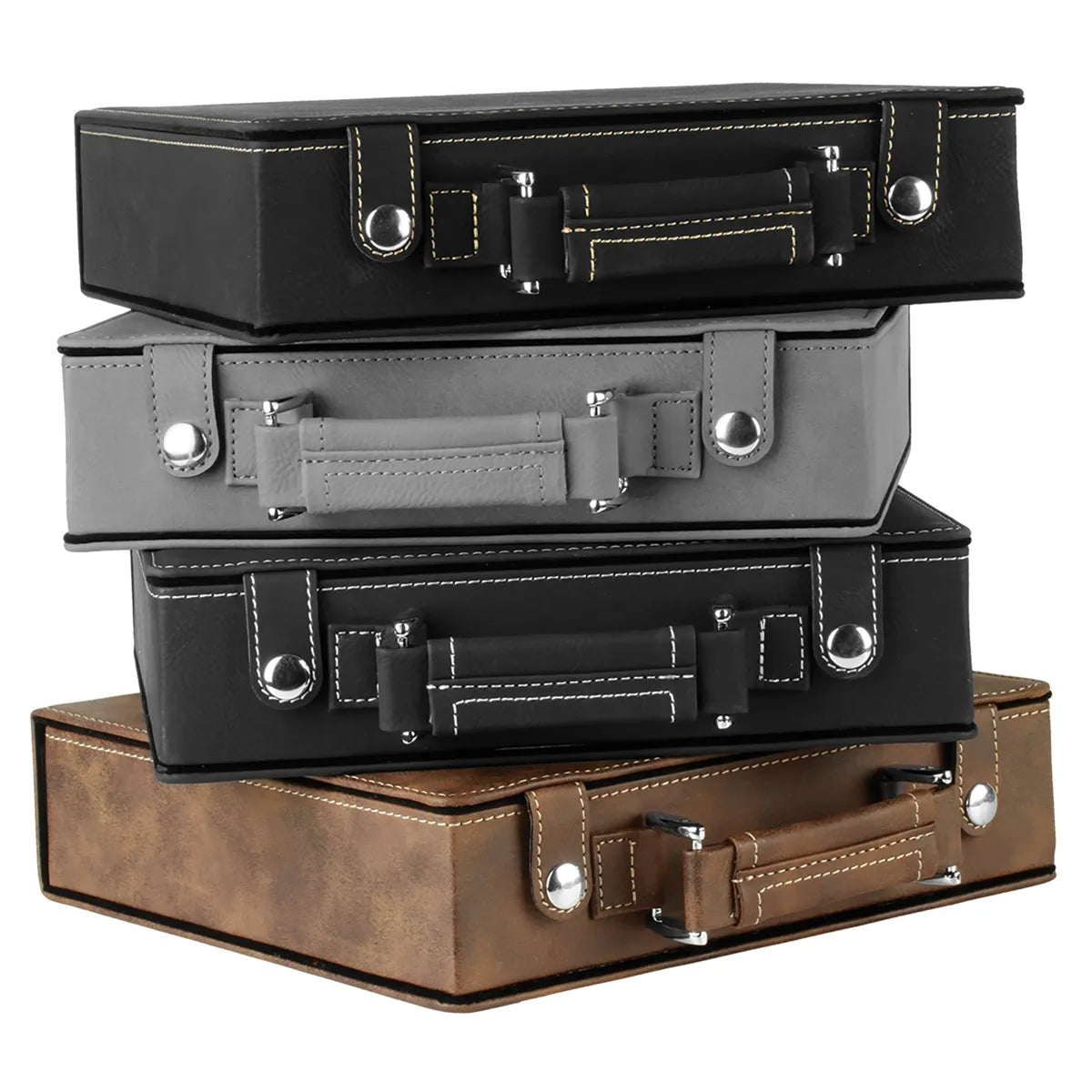 Leatherette Poker Set
