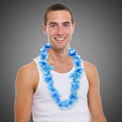 Single-Color Flower Lei 36"