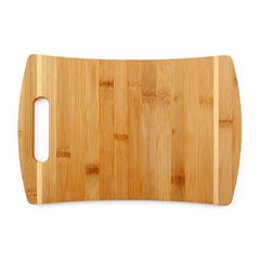 Stripe Handle Premium Bamboo Cutting Board
