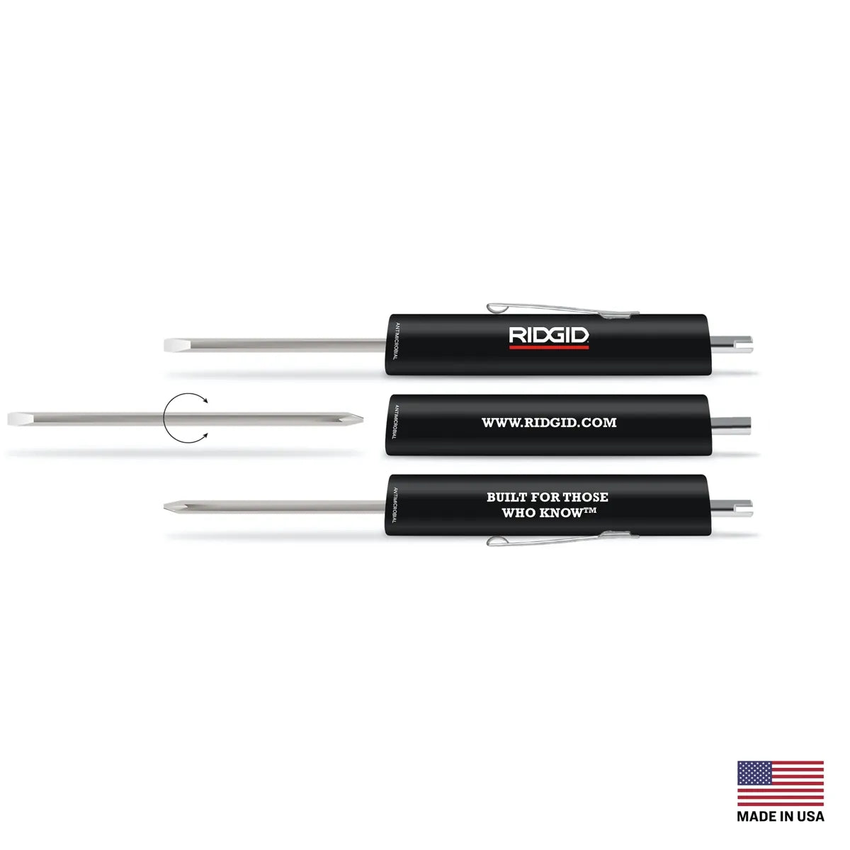 Reversible Screwdriver — 5.38″ × 0.56″