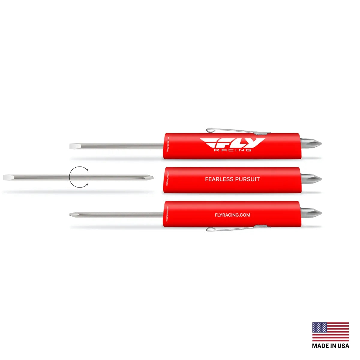 Reversible Screwdriver — 5.38″ × 0.56″