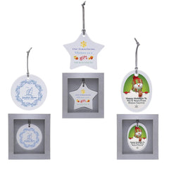 Ceramic Holiday Christmas Tree Ornament