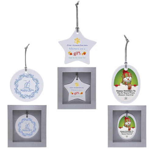 Ceramic Holiday Christmas Tree Ornament