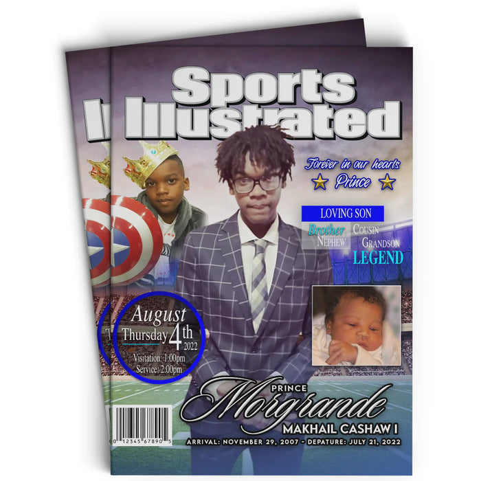 #4MP Sports Illustrated Memorial Program Design