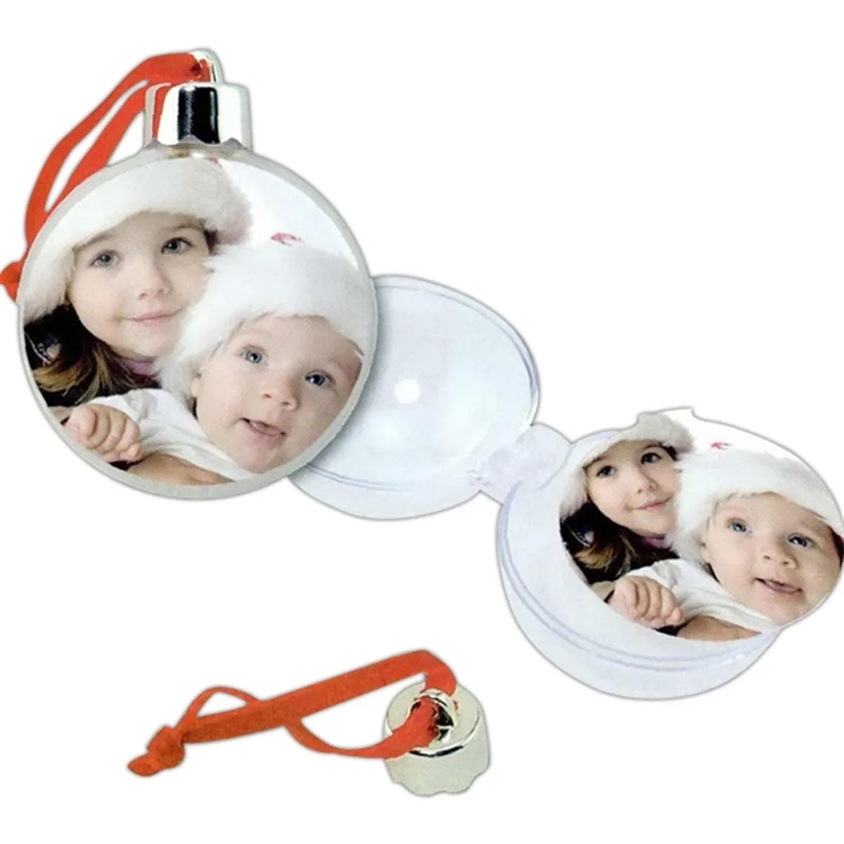 Ad Holiday Christmas Tree Ornament w/Imprint