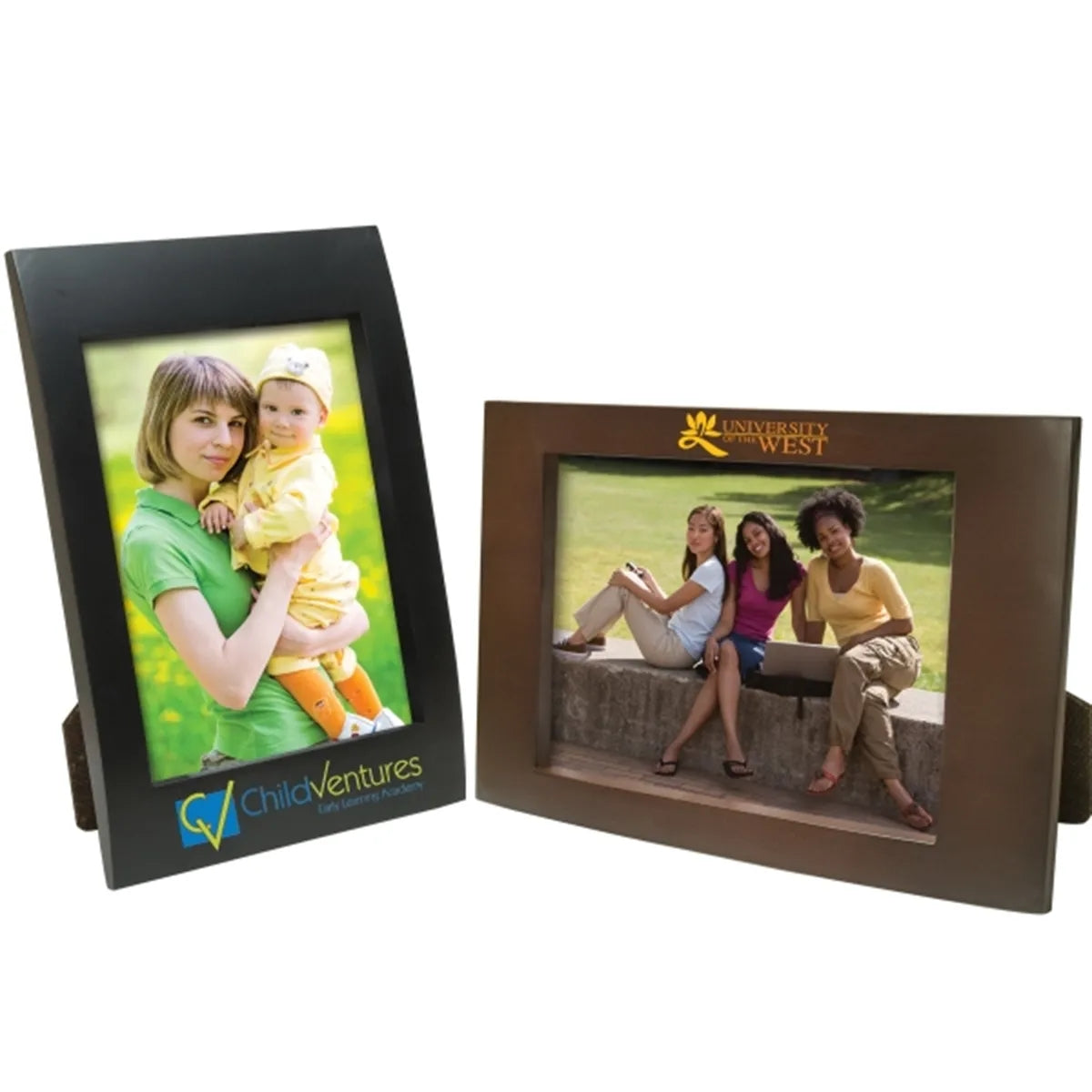 5" x 7" faux wood frame