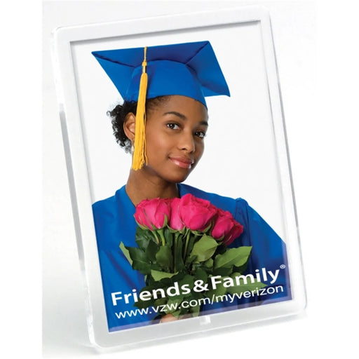 1 3/4" x 2 3/4" Translucent Magnetic Snap-In Frame