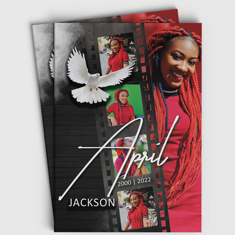 #8MP Tribute of Love Memorial Program Design