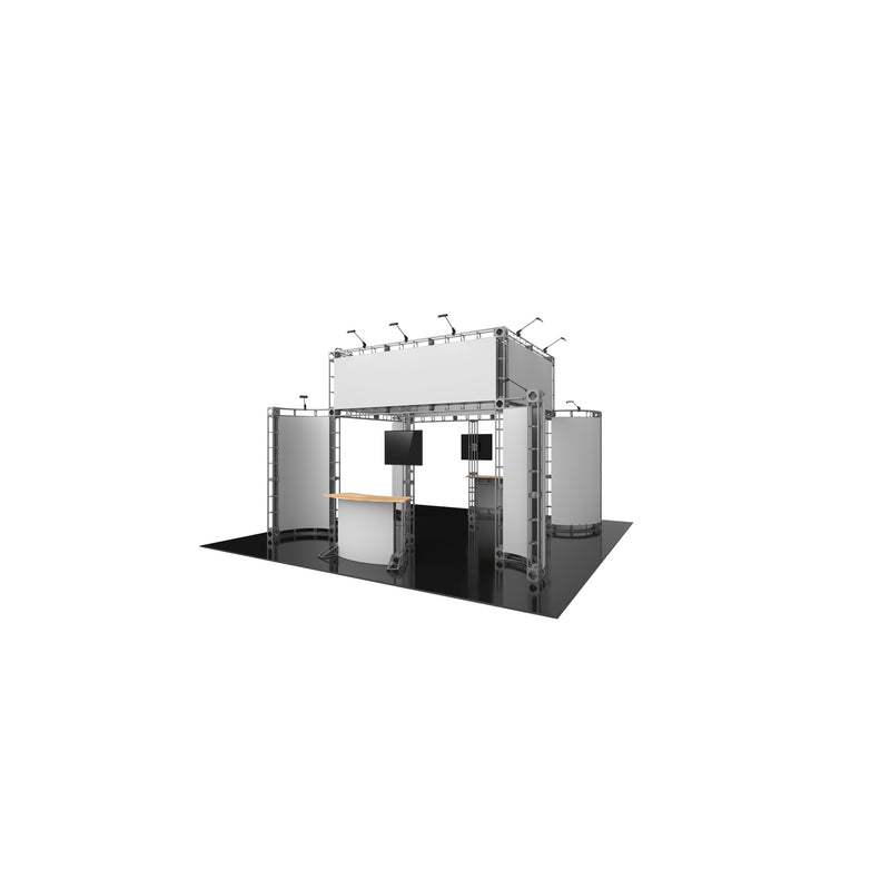 Aarhus Orbital Express Truss 20x20 Modular Island Exhibit