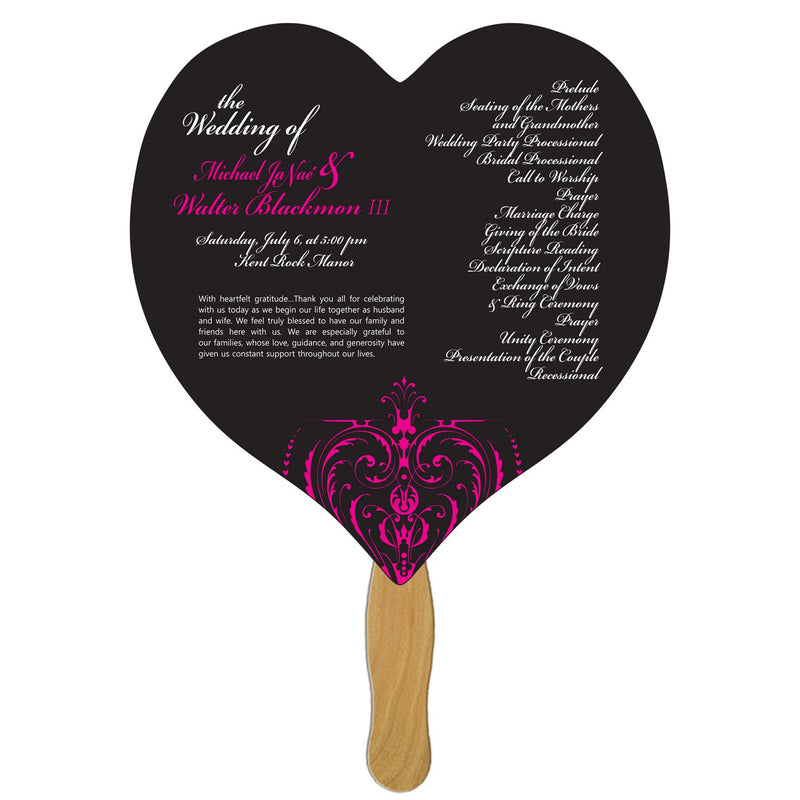BF-10 - Heart Hand Fan