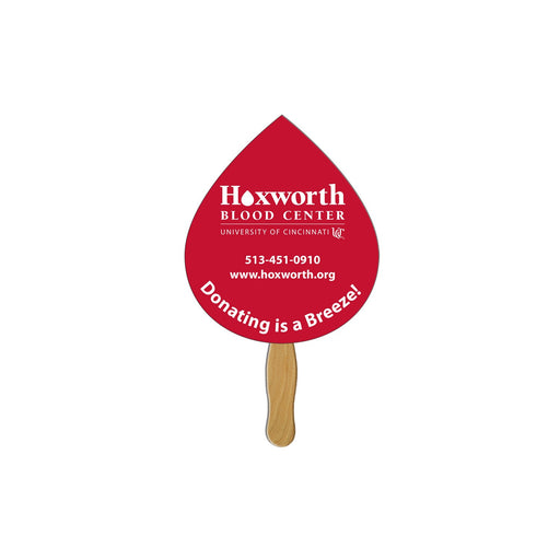 BF-115 - Tear Drop Hand Fan