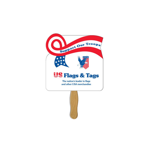 BF-126 - Horizontal Ribbon Hand Fan