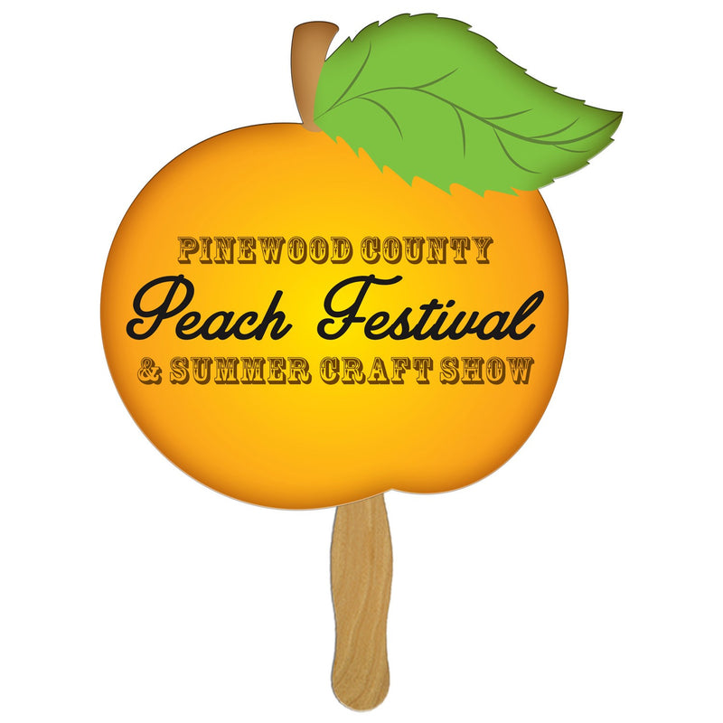 BF-141 - Peach Hand Fan