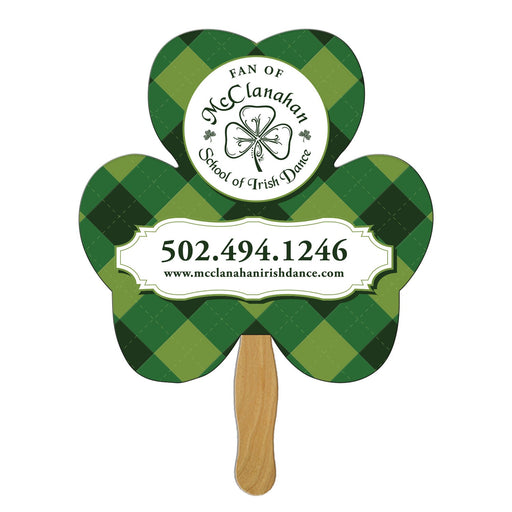 BF-24 - Shamrock Hand Fan