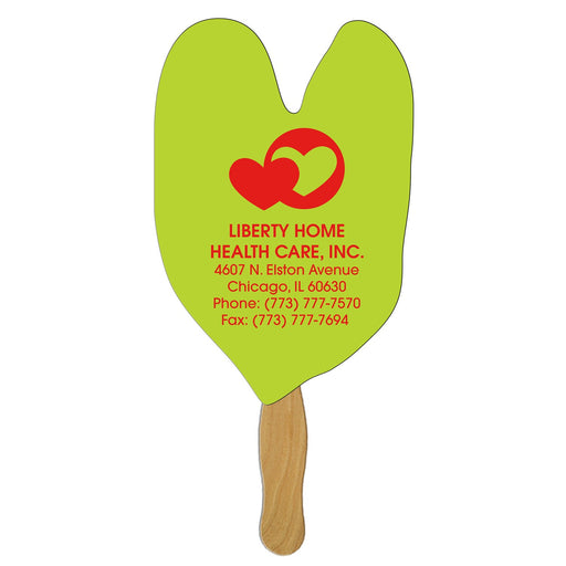 BF-30 - Caladium Leaf Hand Fan