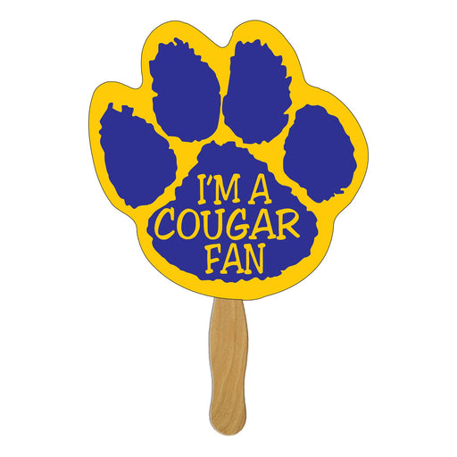 BF-36 - Paw Print Hand Fan