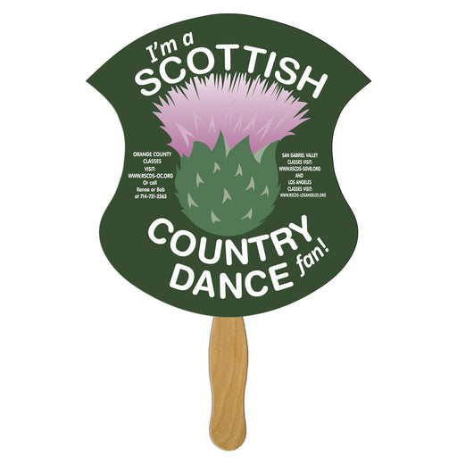 BF-49 - Badge Hand Fan