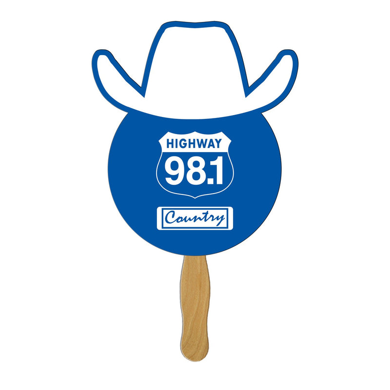BF-50 - Cowboy Hand Fan