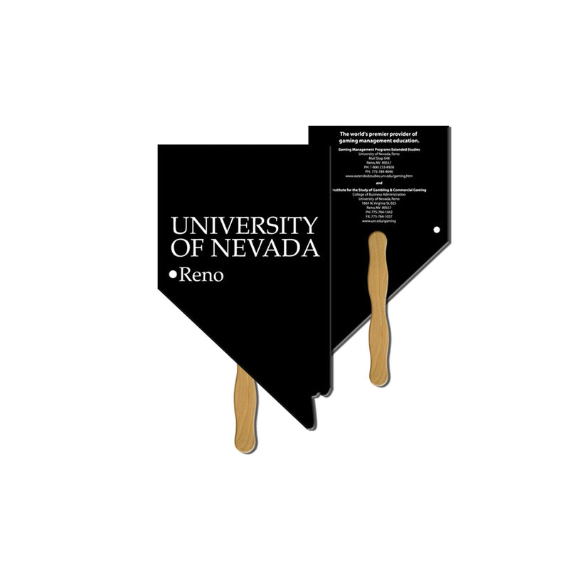BF-NV - Nevada State Shape Hand Fan