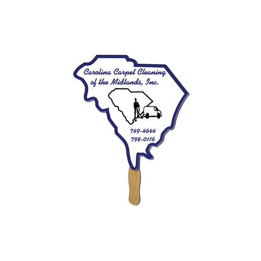 BF-SC - South Carolina State Shape Hand Fan