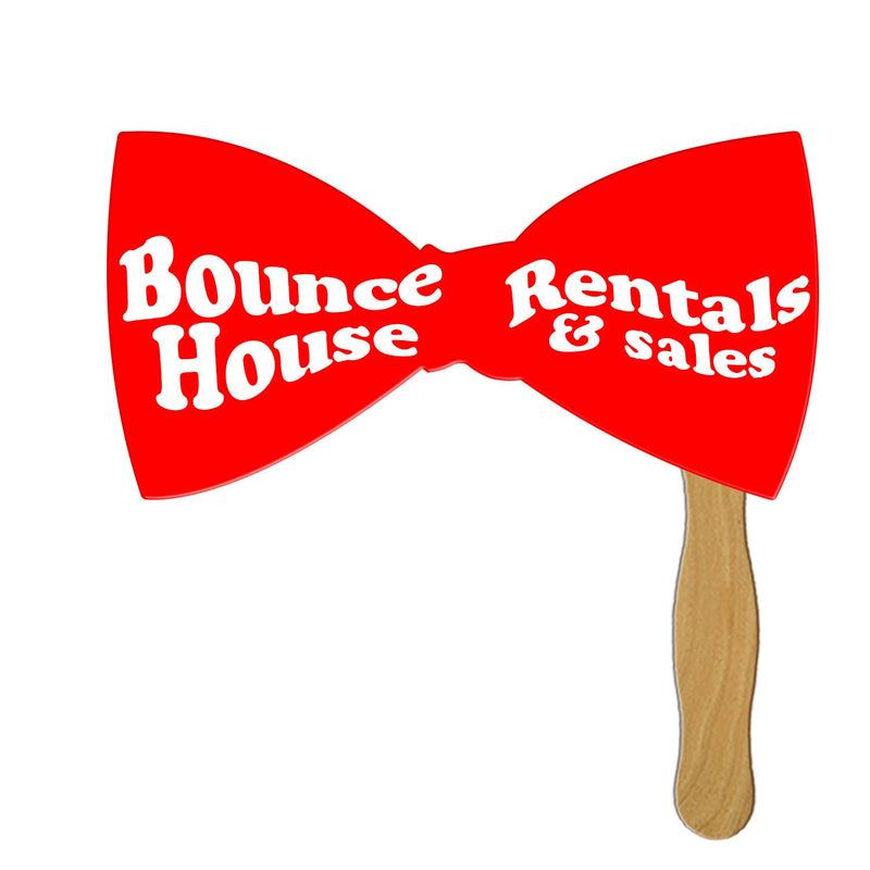 BF-155 - Large Bow Tie Hand Fan