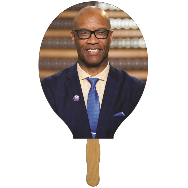 BF-25 - Racket / Guitar / Face Shape Hand Fan