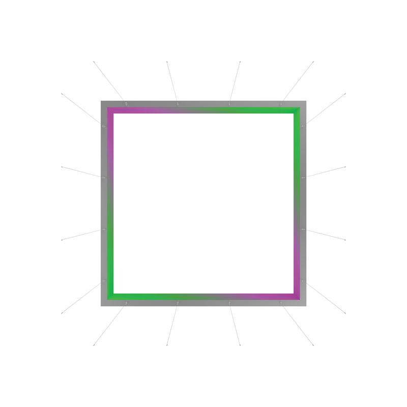 Blaze Light Box - Hanging Square 1602