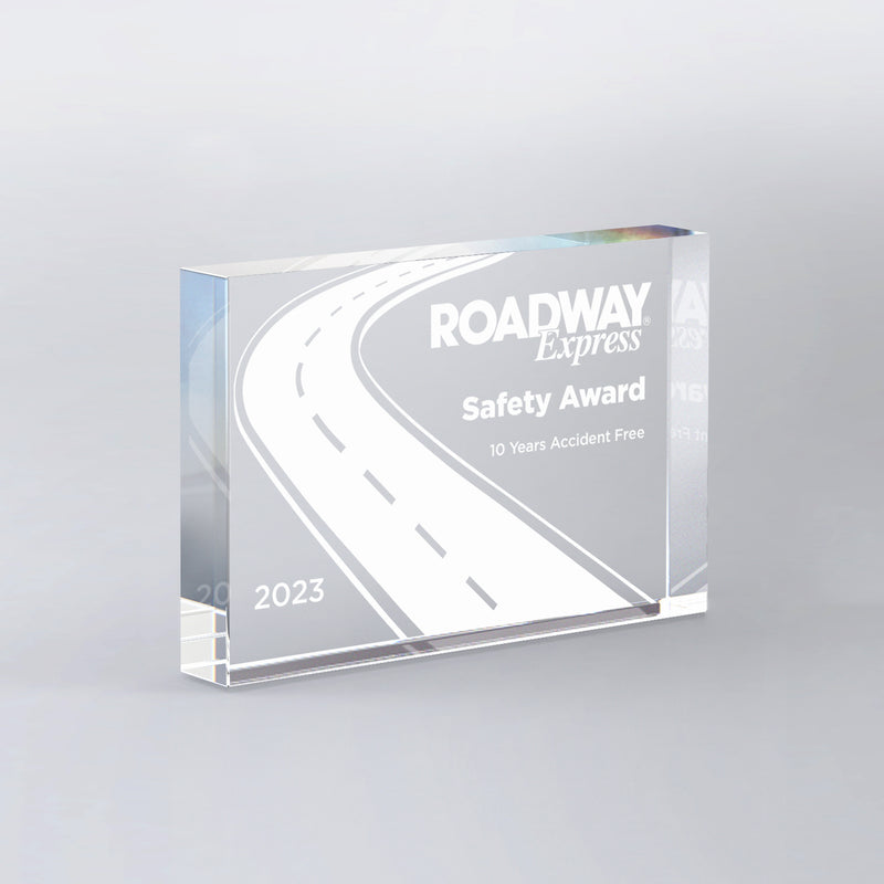 25MC0812 Freestanding Lucite Block