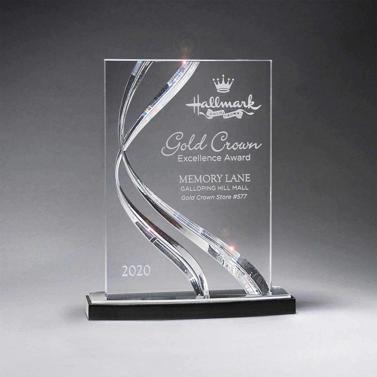 25MCD1022ACL Sweeping Ribbon Award