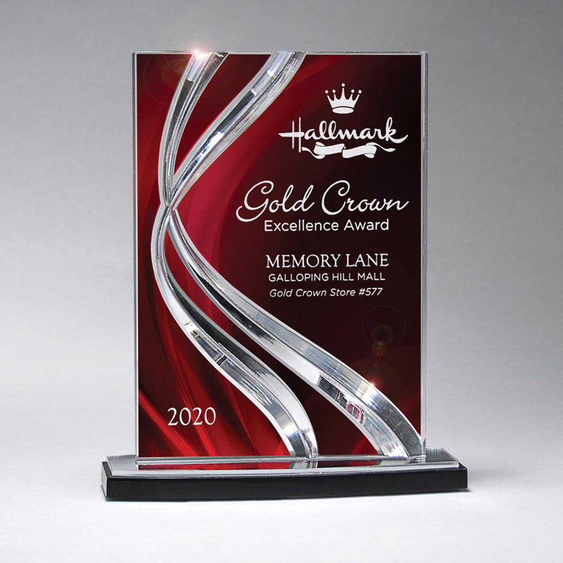 25MCD1022ARD Sweeping Ribbon Award