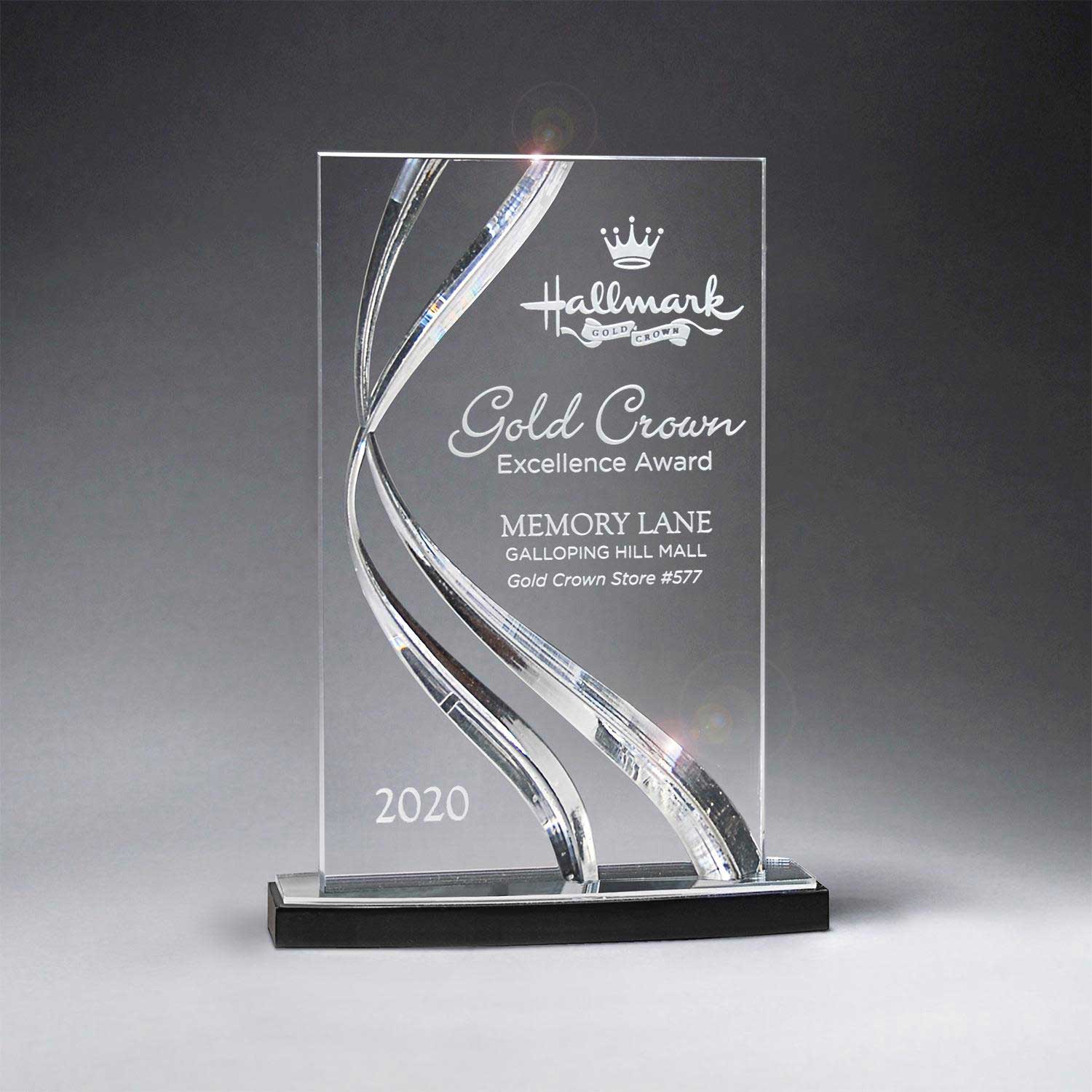 25MCD1022BCL Sweeping Ribbon Award
