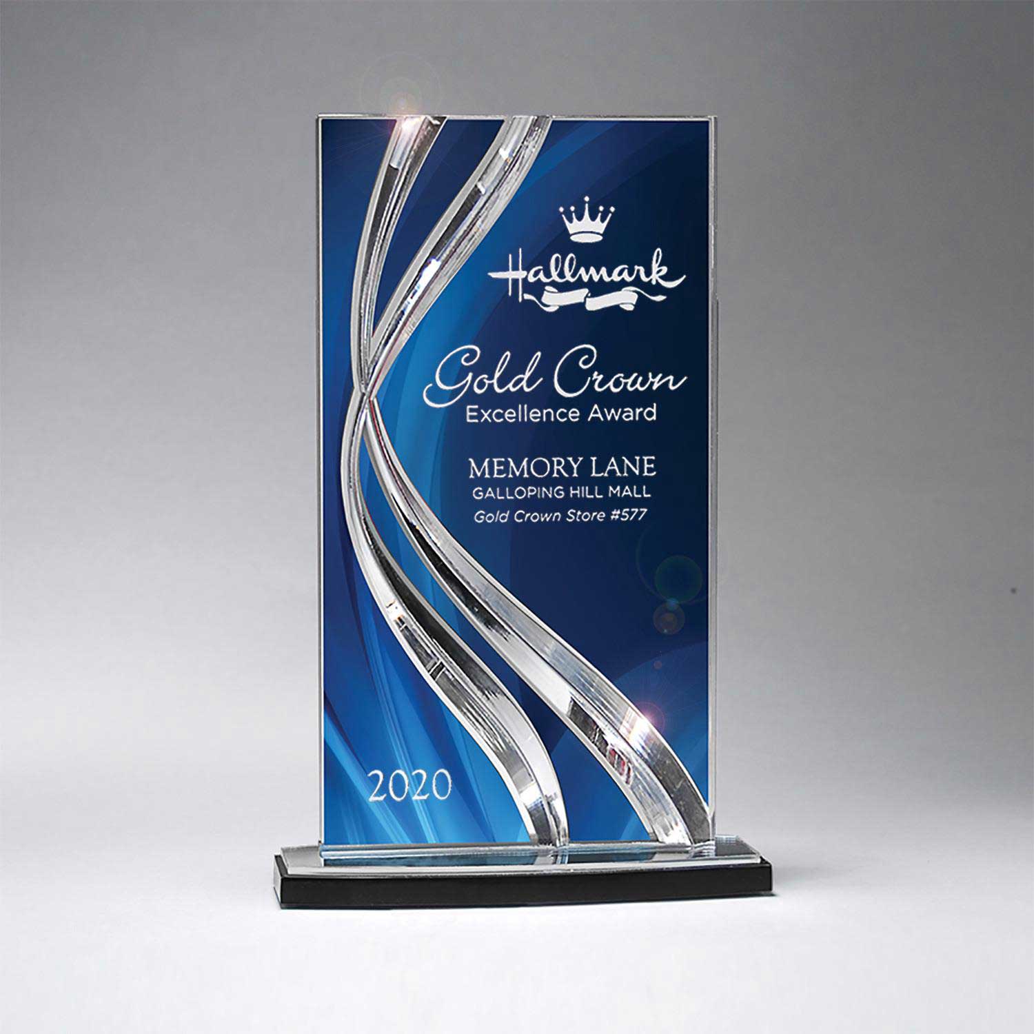 25MCD1022CBL Sweeping Ribbon Award