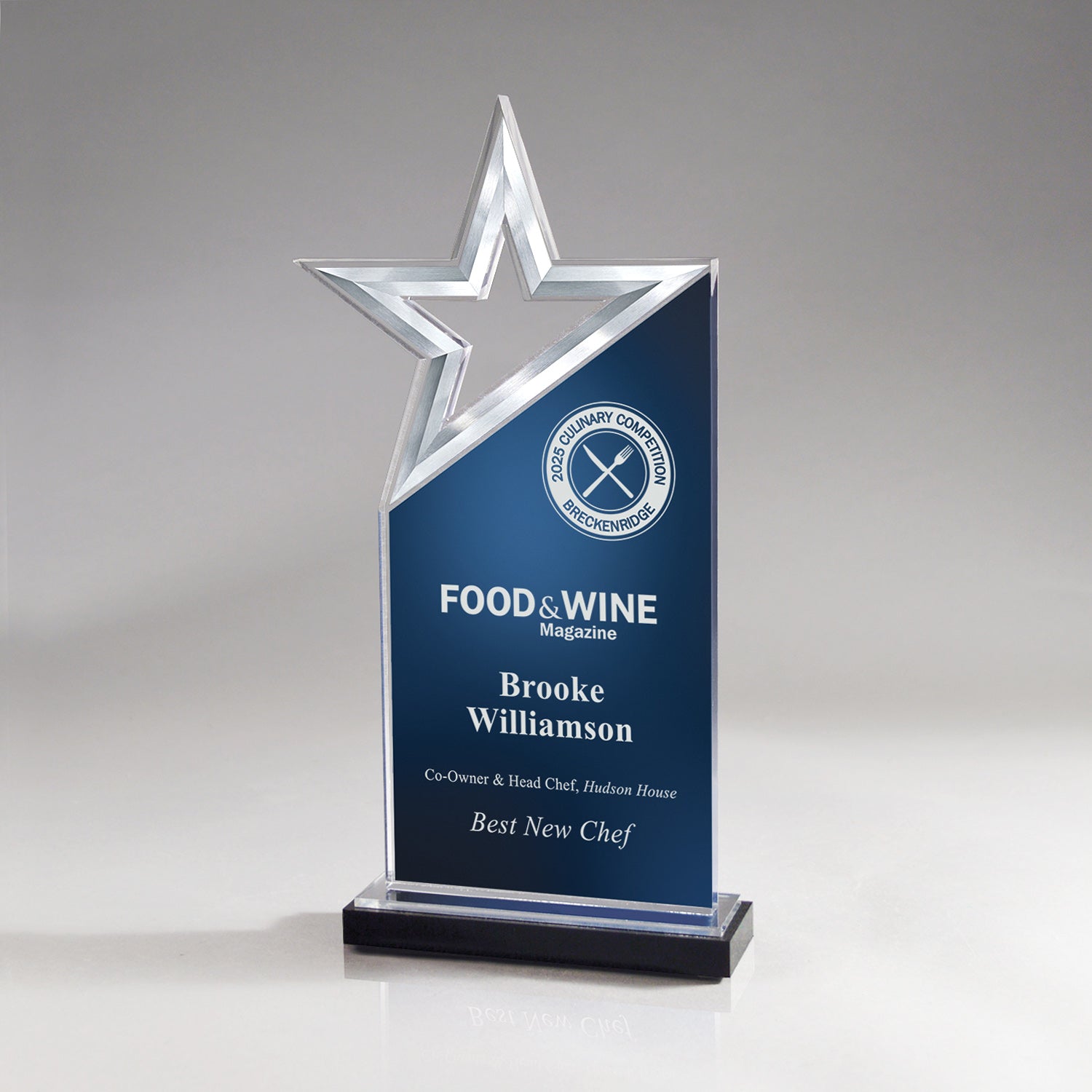 25MCD1214 Breakthrough Acrylic Star Award
