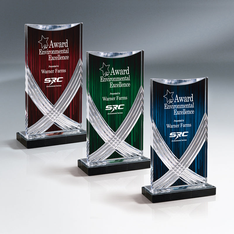 25MCD1217 Cascade Carved Acrylic Award