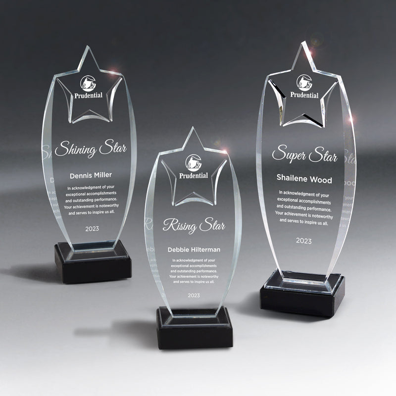 25MCD1218 Acrylic Rising Star Award