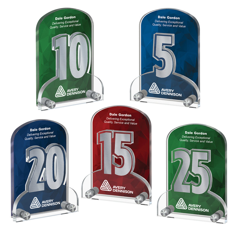 25MCD1260 Two Level Years Of Service Award