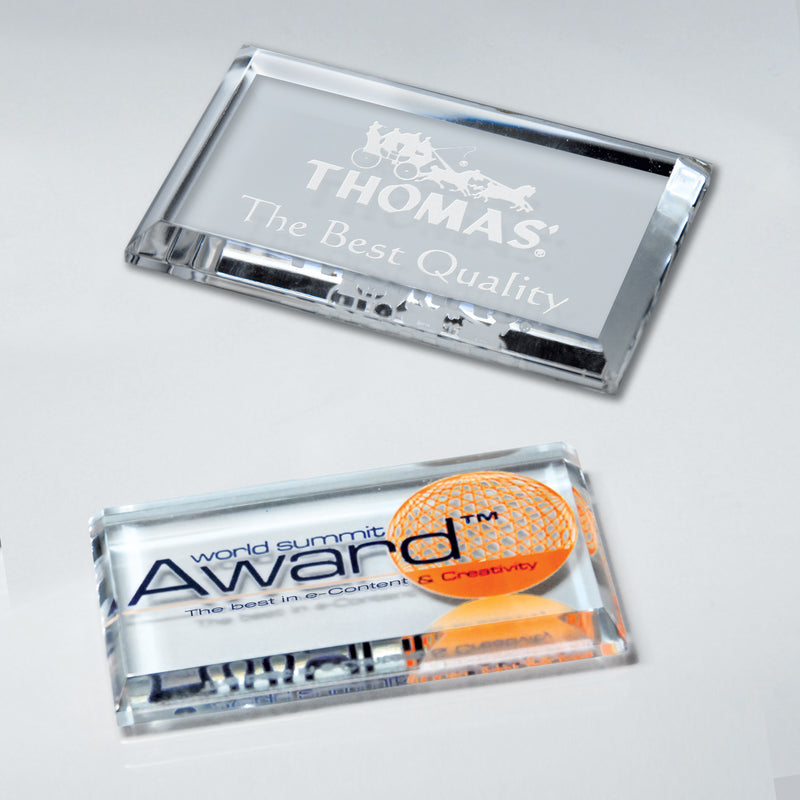 25MCD225 Beveled Paperweight