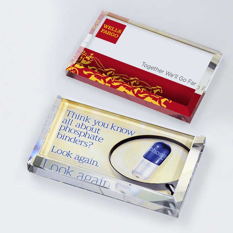 25MCD226 Thick Beveled Paperweight