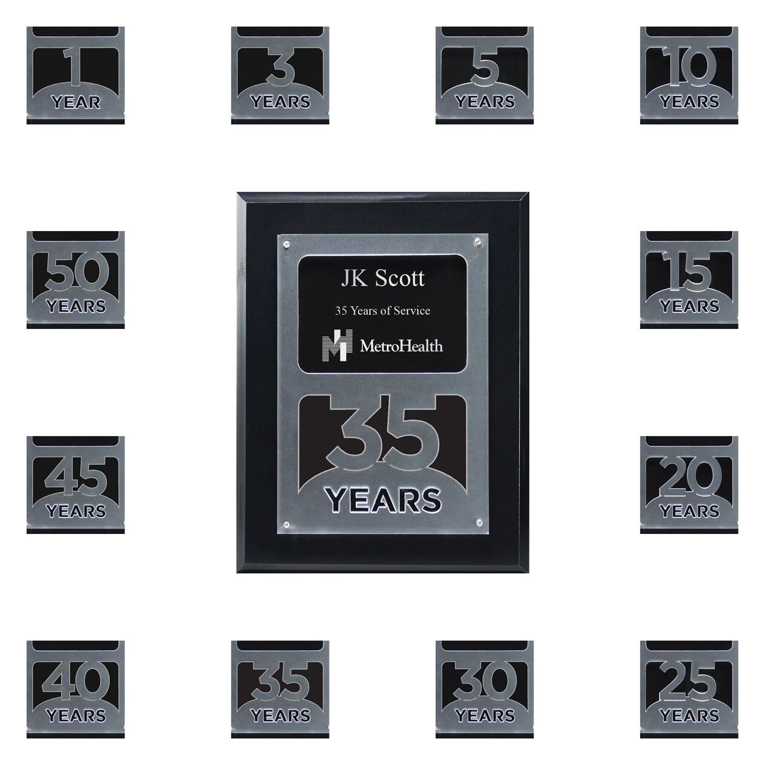 25MCD902Y* Anniversary Achievement Plaque
