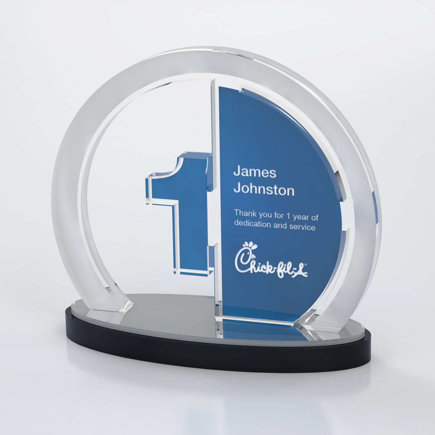 25MCD903Y_ Anniversary Achievement Award, Blue
