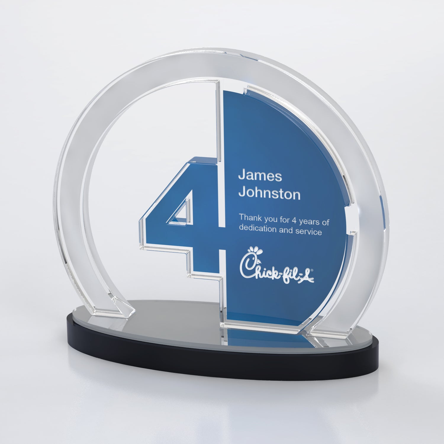 25MCD903Y_ Anniversary Achievement Award, Blue