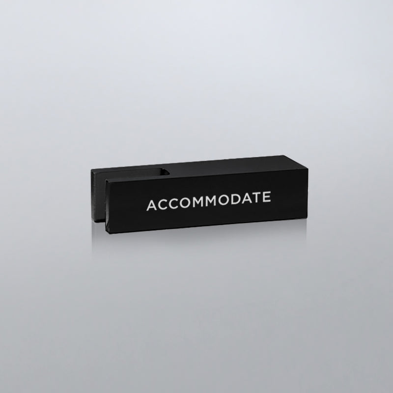 25MCD983BAR Black Acrylic Add A Bar