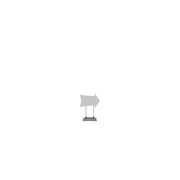 Contour Outdoor Sign Arrow Side - Water Base
